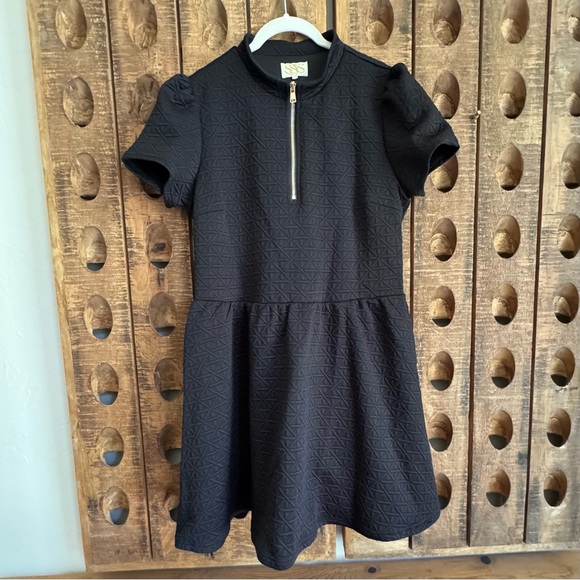 SSYS Black Lainey Fit and Flare Skater Mini Dress Size L NWT - Picture 2 of 5